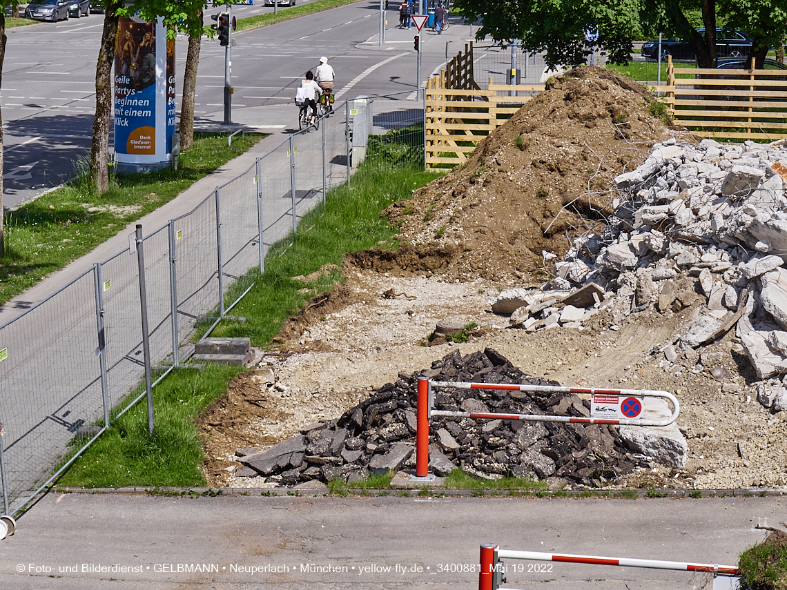 19.05.2022 - Baustelle am Haus für Kinder in Neuperlach